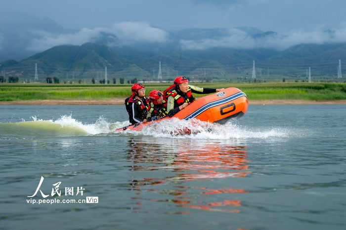 山西大同：实战训练筑牢防汛“安全堤”